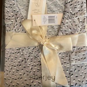 NWT Eberjey Women’s Full Cotton Pajama Set, Size S (fits like Medium)